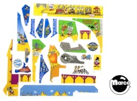 ROCKY & BULLWINKLE (DE) Plastic set