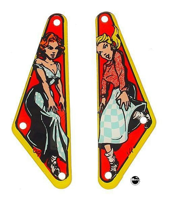 TOMMY (Data East) Slingshot plastic set