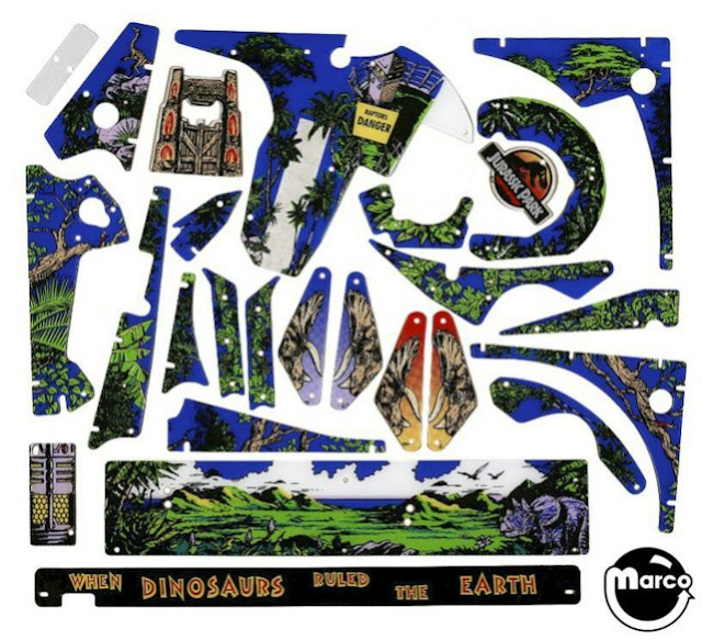 JURASSIC PARK (DE) (1993) Plastic set