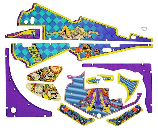 HIGH ROLLER CASINO (Stern) Plastic set