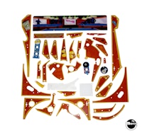 SHARKEY'S SHOOTOUT (Stern) Plastics set