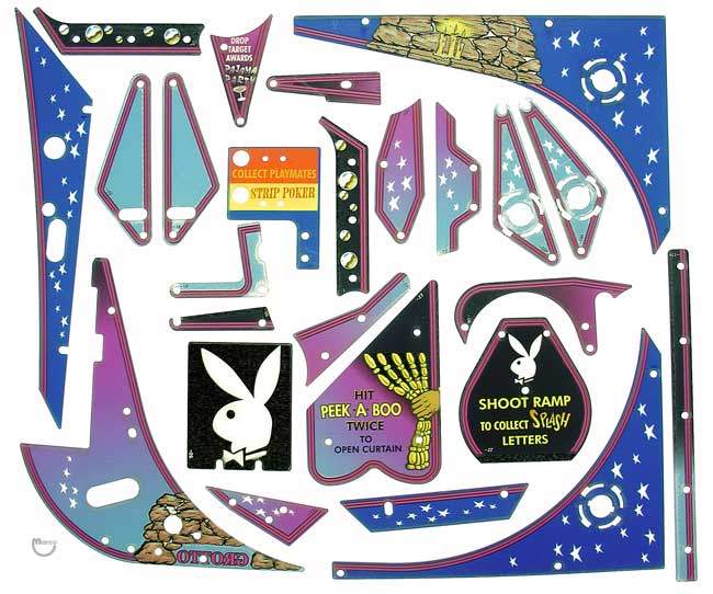 830-5988-XX - PLAYBOY (Stern 2002) plastics set - Marco