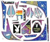PLAYBOY (Stern 2002) plastics set