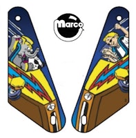 ROLLER COASTER TYCOON (Stern) Slingshot plastics