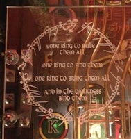LORD OF THE RINGS (Stern) Ball guard engraved