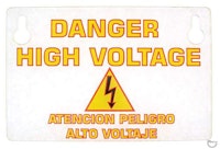 Plastic guard - Danger High Voltage