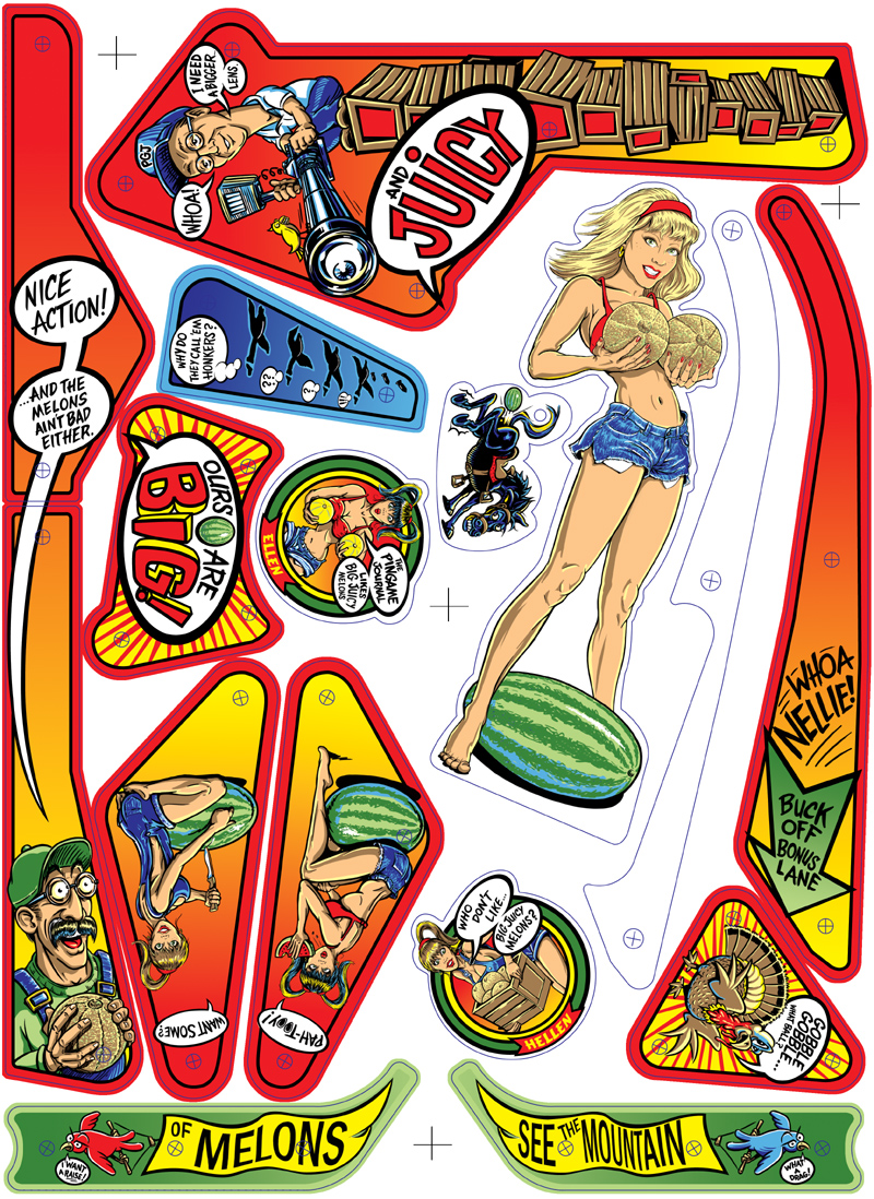 830-66D7-XX - WHOA NELLIE (Stern) Plastic set 803-5000-D7 - Marco