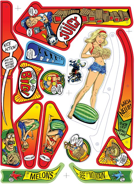 WHOA NELLIE (Stern) Plastic set 803-5000-D7