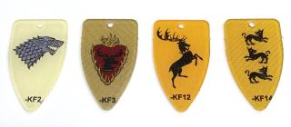 GAME OF THRONES (Stern) Key fob Stannis Baratheon Dragonstone