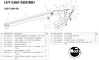 GAME OF THRONES PRO (Stern) Ramp cover left