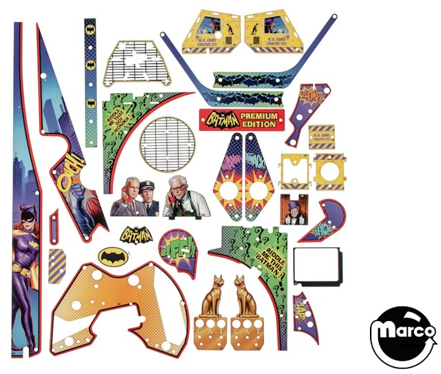 BATMAN 66 (Stern) Plastic set #1