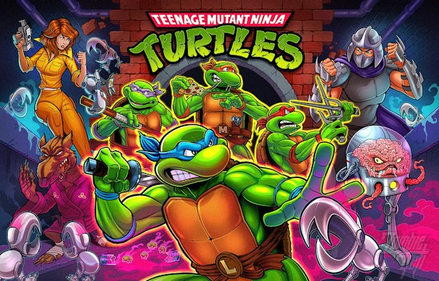 TEENAGE TURTLES PRO (Stern) Translite