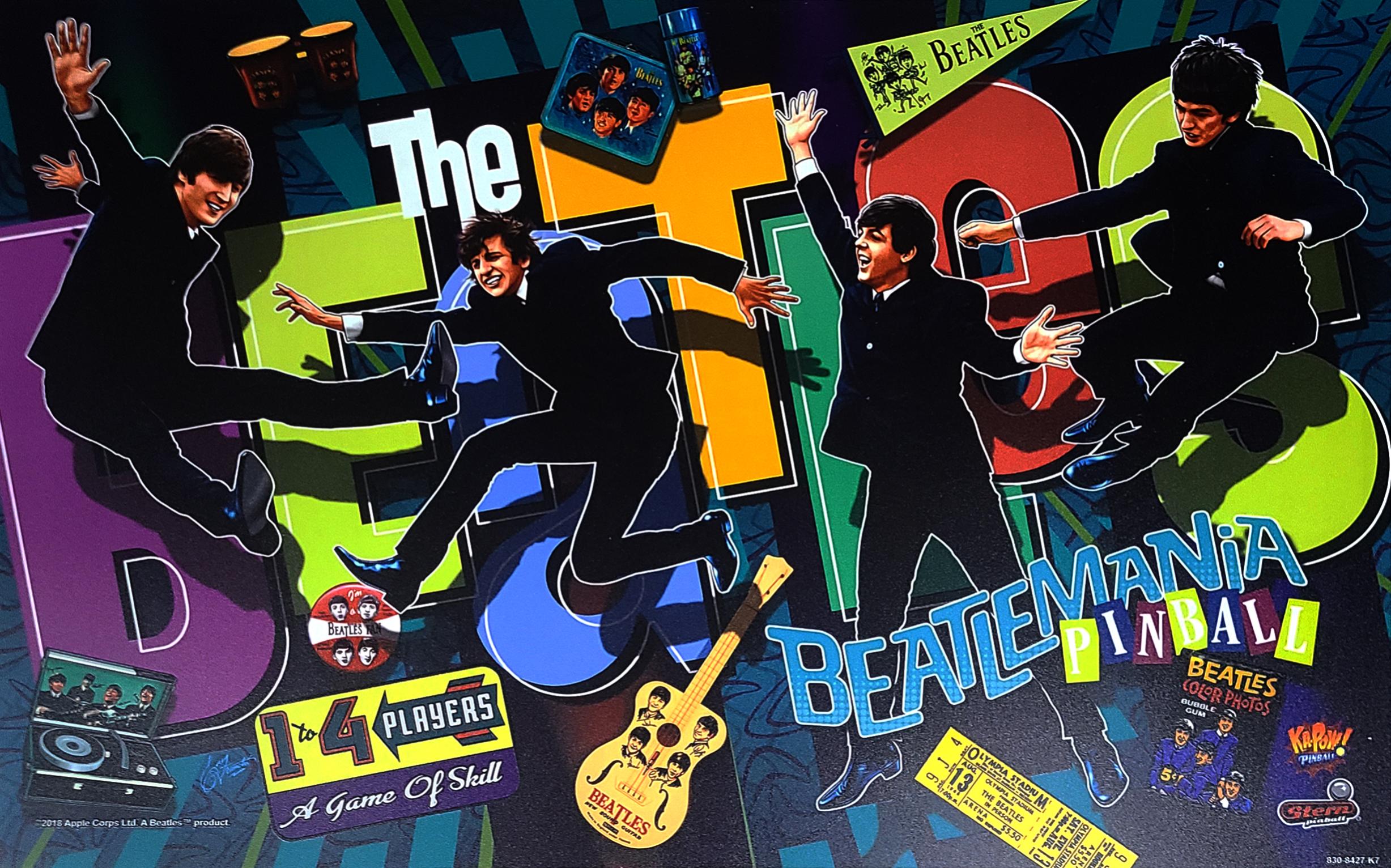 BEATLES PLATINUM (Stern) Translite