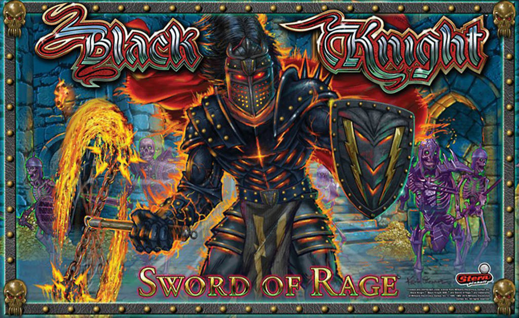 BLACK KNIGHT SOR PRO (Stern) Translite