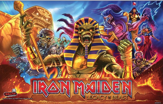 830-8427-N7 - IRON MAIDEN PREMIUM (Stern SPI) Translite - Marco