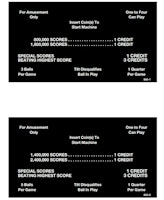 ANDROMEDA (Game Plan) Score cards (4)