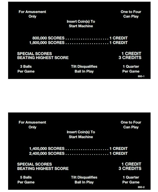 ANDROMEDA (Game Plan) Score cards (4)