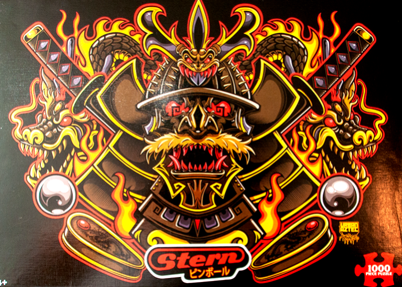 Jigsaw puzzle Stern Samurai by Urban Aztec