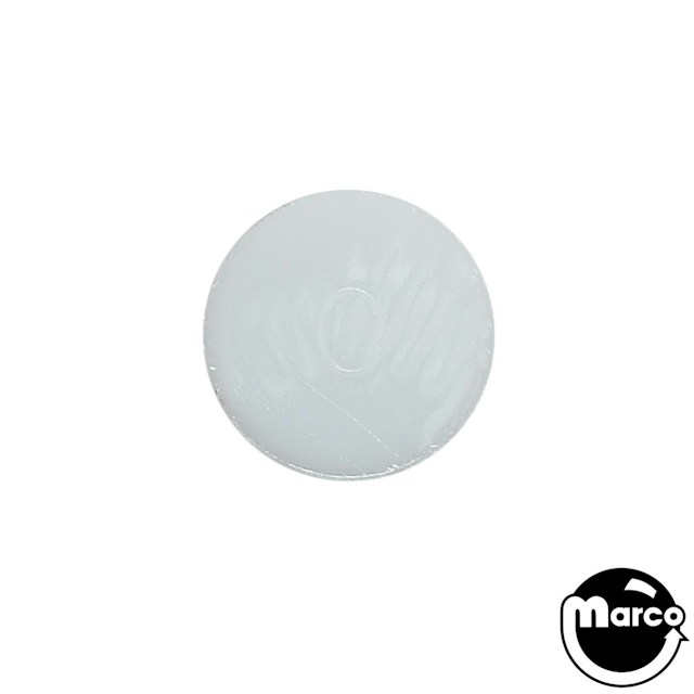 Insert - round 5/8 inch opaque white plain