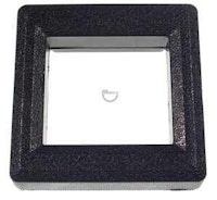 Coin door reject / return bezel black