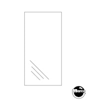 Glass playfield 23" x 34.5" x 3/16"