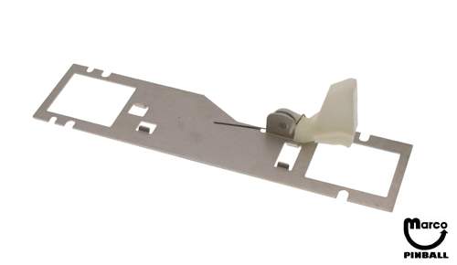 Coin door base plate assembly