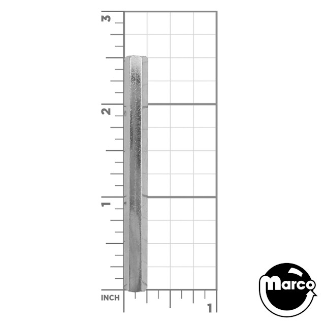 Hex spacer 1/4 inch f-f 8-32 x 2.5 inch