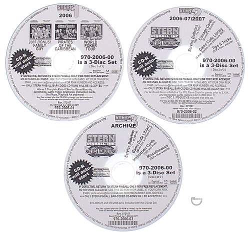 CD-ROM Stern 2006 Archive set 3 disc