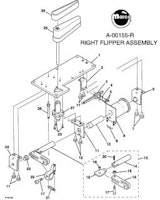 Flipper actuator assembly - Capcom right