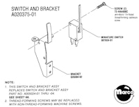 Rebound switch assembly Atari