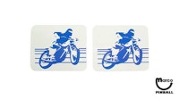 SPACE RIDERS (Atari) Spinner decal