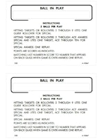 KING OF DIAMONDS (Gottlieb) Score Cards