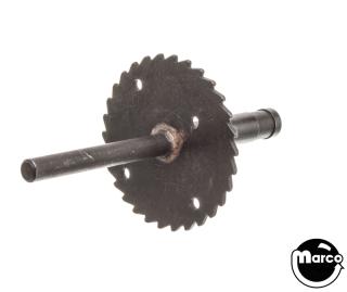Ratchet gear and shaft Gottlieb