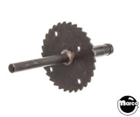 Ratchet gear and shaft Gottlieb