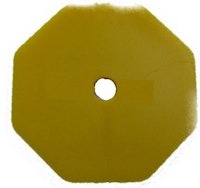 Target face - octagon yellow
