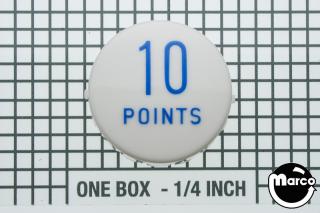 Pop bumper cap '10 Points' GTB blue A-11423