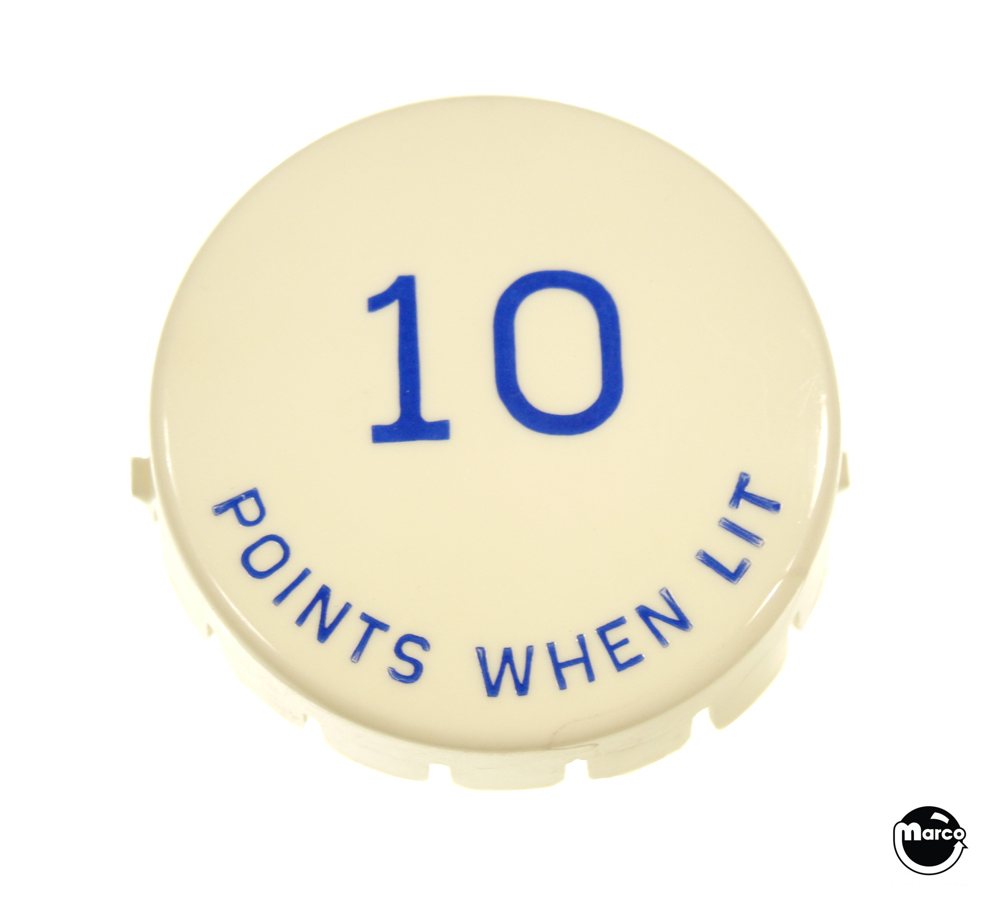 Pop bumper cap '10 Points W/Lit' blue