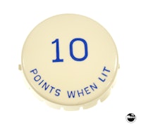 Pop bumper cap "10 Points W/Lit" blue
