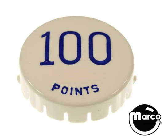 Pop bumper cap GTB '100 Points' blue