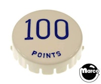 Pop bumper cap GTB '100 Points' blue