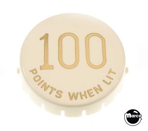 Pop bumper cap GTB '100 Points When Lit' gold