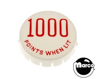 Pop bumper cap 1000 Points When Lit W/R