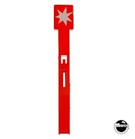 Drop target - Gottlieb&reg; red w/white star