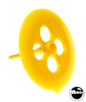 Pop bumper skirt 4 hole dead yellow