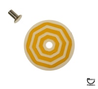 Target face - octogon bullseye white/yellow