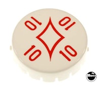 Pop bumper cap Gottlieb &reg; diamond 10s red