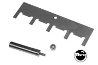 Plunger and 5 bank reset plate assembly