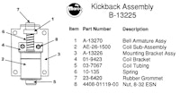 WHIRLWIND (Williams) Kickback bracket