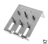 Bracket - 3 bank drop target & stud assy