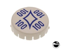 Pop bumper cap GTB 100 diamond blue